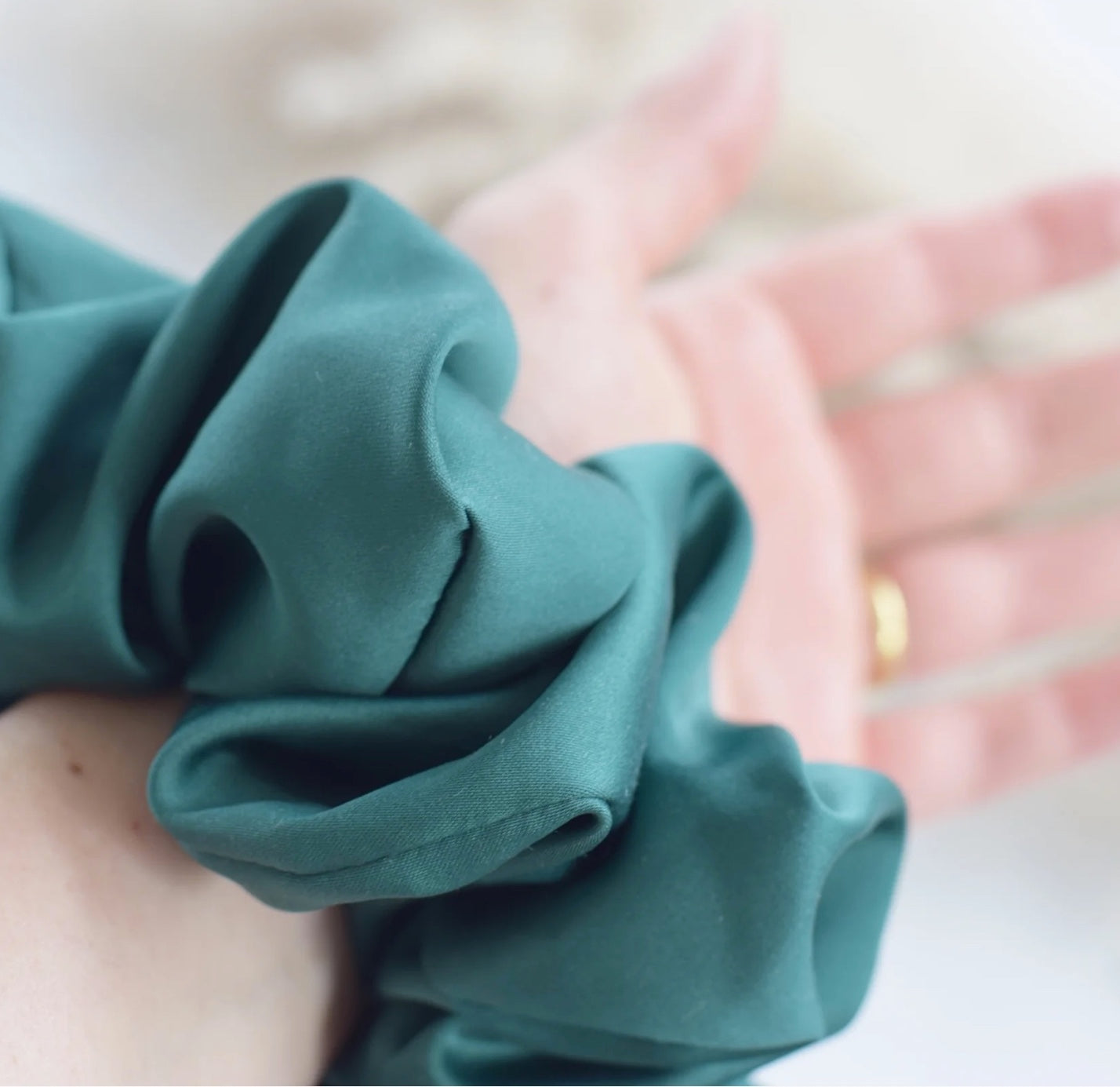 Scrunchie Forest Greem