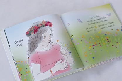 Geschenkset: Kinderbuch - "Ich bin" & Wimpelkette